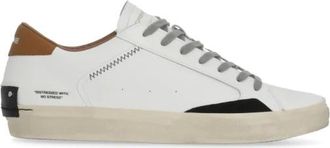 Crime London Schoenen, Heren, Wit, 42 EU, Leer, Gedragen Sneakers