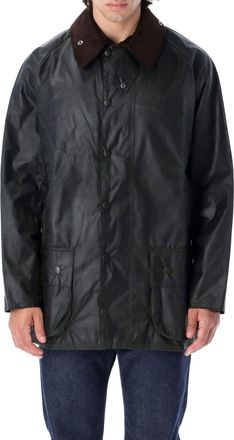 Barbour Beaufort Waxed Cotton Jacket Tartan Lined