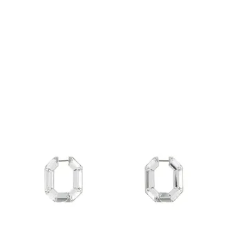 Swarovski Earrings, female, Gray, Size: ONE SIZE Lucent Hoop Earrings