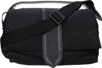 Jacquemus Herens Crossbody Messenger Bag zwarte stof