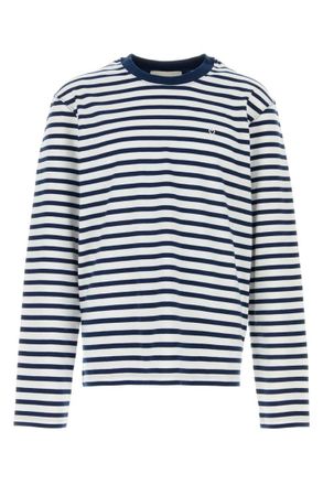 Ami Blue Stripes T-Shirts