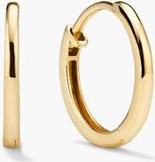 Mejuri Easy Huggie Hoop Earrings in 10K Yellow Gold by MEJURI at Nordstrom