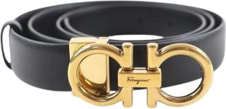 Ferragamo Pre-owned Belts, female, Black, Size: ONE SIZE Pre-owned Gancini Belt