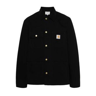 Carhartt Work in Progress Carhartt Wip, Light Jackets, male, Black, Size: 2XL Michigan Jacket