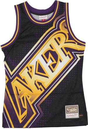 Mitchell & Ness NBA Big Face Basketball Tank Top - Heren - Fitness - Veelkleurig - M - Polyester - Fitness