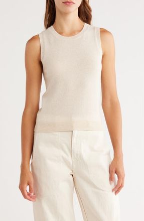TWP Jennys Sleeveless Cashmere Top in Blonde at Nordstrom Rack, Size X-Large