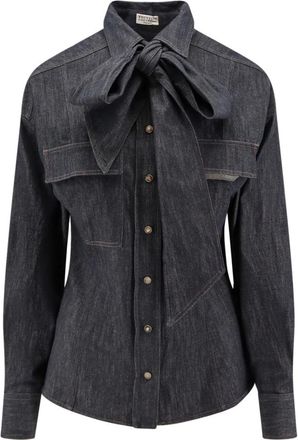 Brunello Cucinelli Donna, Camicette, Blu, L, new