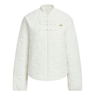 adidas (WMNS) adidas Quilted Jacket Asia Sizing CNY Off White KH2664