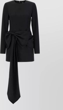 Rotate bow appliqu&eacute; mini dress