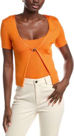 Maje 2-In-1 Clasp Front Sweater