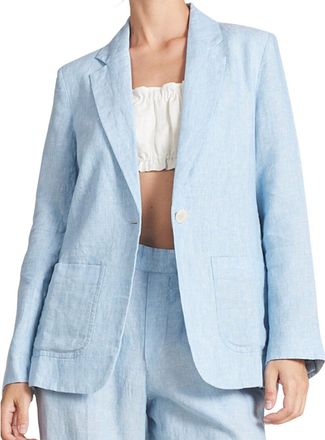 Trovata Theo Blazer In Baby Blue