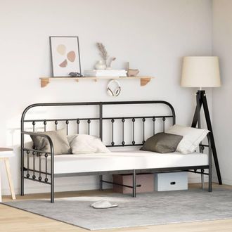 Berkfield Home Daybed Frame Black 75x190 cm Steel