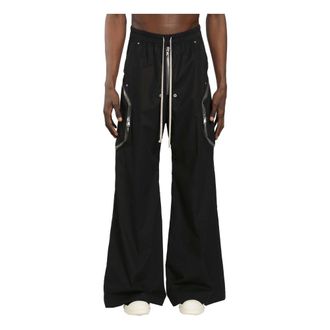 Rick Owens Heizer Belas - male - Rick Owens - Wide Trousers - Black - 2XL - Trousers