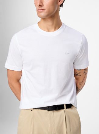 BOSS Mens Essential tone-on-tone logo T-shirt