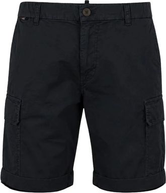 Mason's Korte Broeken, Heren, Zwart, S, Katoen, Chile 1 Cargo Shorts