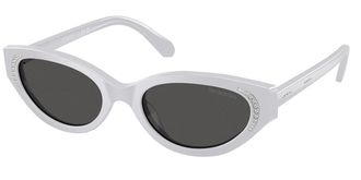 Swarovski SK6030 106087 Womens Sunglasses Grey Size 52