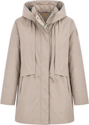 Parajumpers Wegel Long Jacket - Coats - Mujer - Beige - S