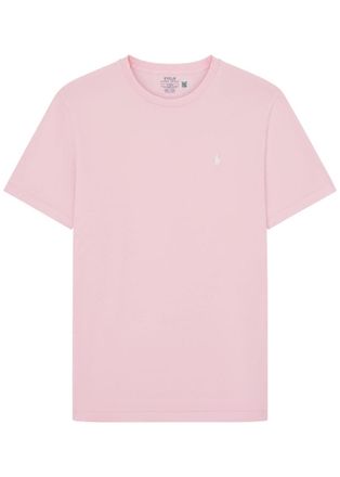 Polo Ralph Lauren Logo-embroidered Cotton T-shirt - Pink - Xxl