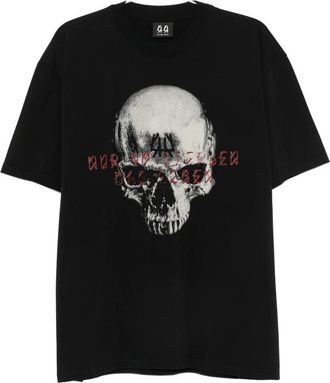 44 Label Group Sterben Skull-print T-shirt