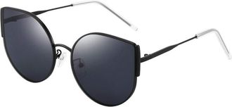 Generic Polarized Sunglasses - Unisex Anti-glare Fashion Glasses with Flexible Metal Frame for Driving and Travel