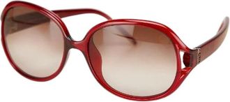 Fendi Pre-owned Accessories, female, Red, Size: ONE SIZE Pre-owned Plastic Sunglasses