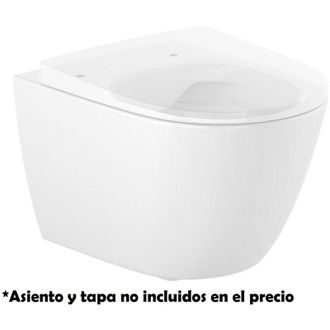 Roca Roca - Taza Suspendida Rimless Con Fijaciones Ocultas Ona Tama&ntilde;o: Compacto