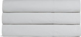 Parachute Percale Top Sheet in Light Grey at Nordstrom, Size King