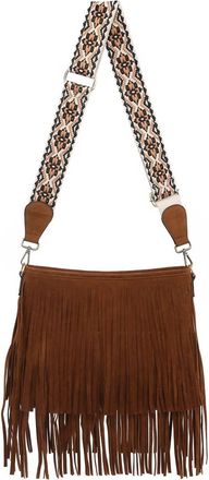 Jen & Co. Womens Sadie Crossbody Bag In Brown
