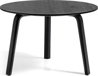 HAY Bella Couchtisch &Oslash; 60 cm / H 39 cm, Eiche schwarz gebeizt