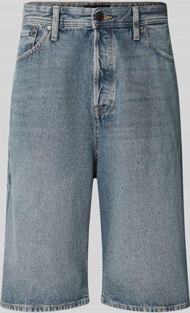 Jack & Jones Jack & Jones Extra Baggy Fit Bermudas Modell IRON in Jeansblau Melange, Gr&ouml;&szlig;e XXL