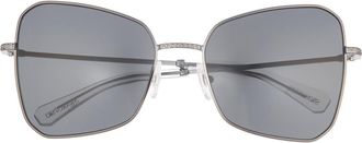 Swarovski 57mm Butterfly Sunglasses in Gunmetal at Nordstrom Rack