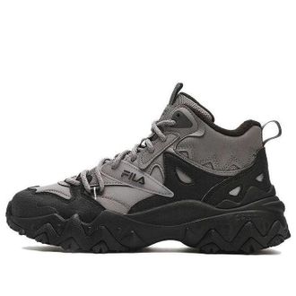 Fila (WMNS) FILA Disruptor Mid High-Top Shoes Black Sky Grey F12W342127FDB