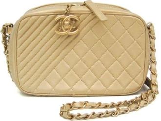 Chanel Pre-owned Cocoboy Camera Bag A92655 - - Pre-owned - Donna - Giallo - ONE SIZE