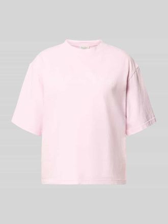 Marc O'Polo Boxy Fit T-Shirt aus reiner Baumwolle in Hellrosa, Gr&ouml;&szlig;e XL
