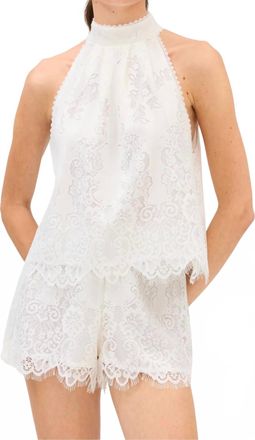 Allison New York Cameron Tank Top In White