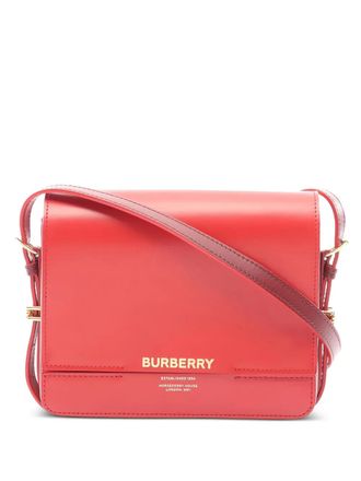 Burberry 2010s Grace leather shoulder bag - Red