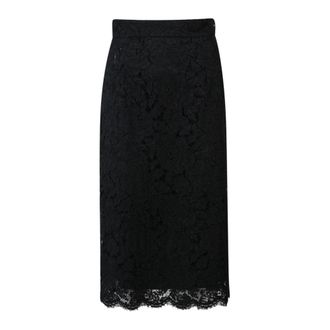 Dolce & Gabbana Skirt - female - Dolce & Gabbana - Midi Skirts - Black - XS - Skirts