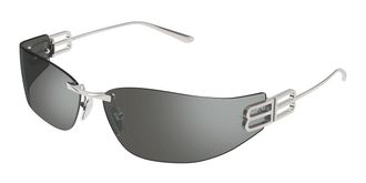 Balenciaga BB0484S Asian Fit 003 Womens Sunglasses Gunmetal Size 76