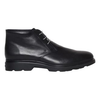 Hogan Schoenen, Heren, Zwart, 41 EU, Leer, H393 Enkelboot