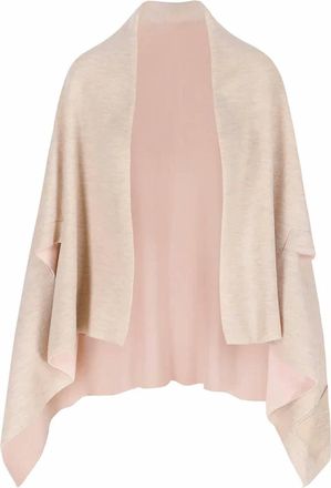 Bernadette Womens Shirine Shawl In Beige/pale Pink