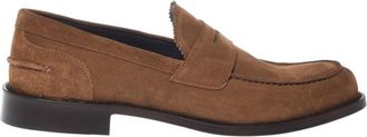 Baldinini Suede Loafer - Heren - Loafers - Bruin - 45 EU - Leer - Schoenen