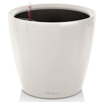 Lechuza Jardiniere - Lechuza - Classico 35 Ls All-in-one - Blanc Brillant - Systeme DIrrigation - 13 L
