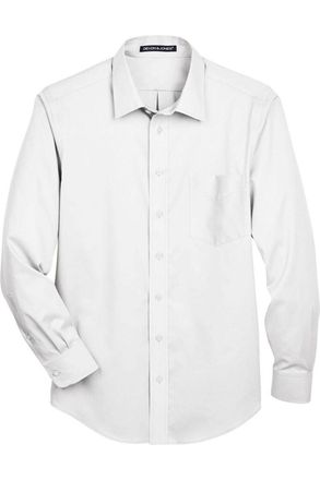 Devon & Jones Crown Collection Tall Solid Stretch Twill Woven Dress Shirt