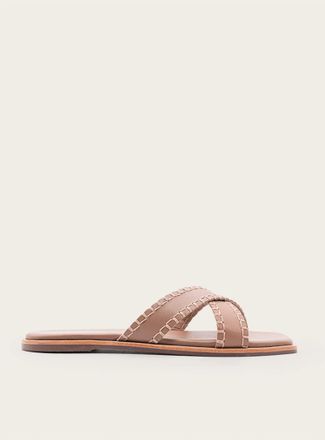 Kaanas Womens Larimar Crosscross Sandal In Honey