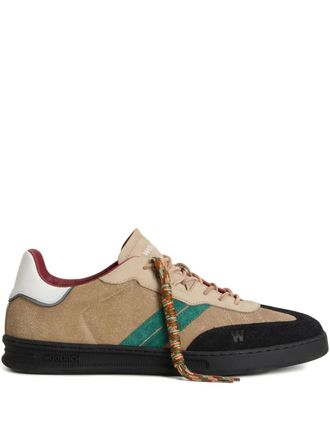 Woolrich leather panel trainers - Neutrals