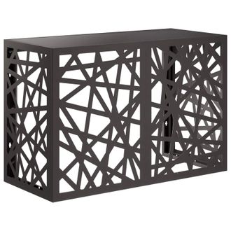 vidaXL Funda Para Aire Acondicionado Negro 90 X 40 X 60 Cm Acero Vidaxl