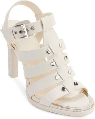 DKNY Bria Slingback Cage Sandal in Egg Nog at Nordstrom, Size 10