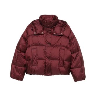 Twinset Gewatteerd jack - Dames - Jassen - Rood - Maat: M Leer