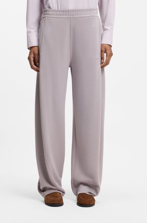 Boss Orange by Hugo Boss Jogginghose BOSS ORANGE Eluxey Premium Damenmode, Damen, Gr. XL (42), N-Gr, open lila 540, Sweatware, Obermaterial: 52% Modal, 46% Polyester, 2% Elast