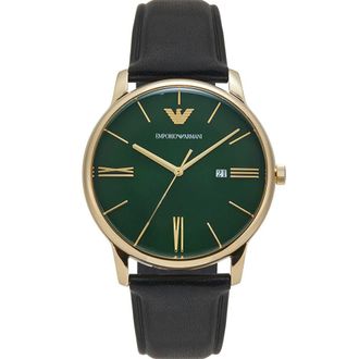 Emporio Armani Minimalist Heren Horloge Zwart AR11601